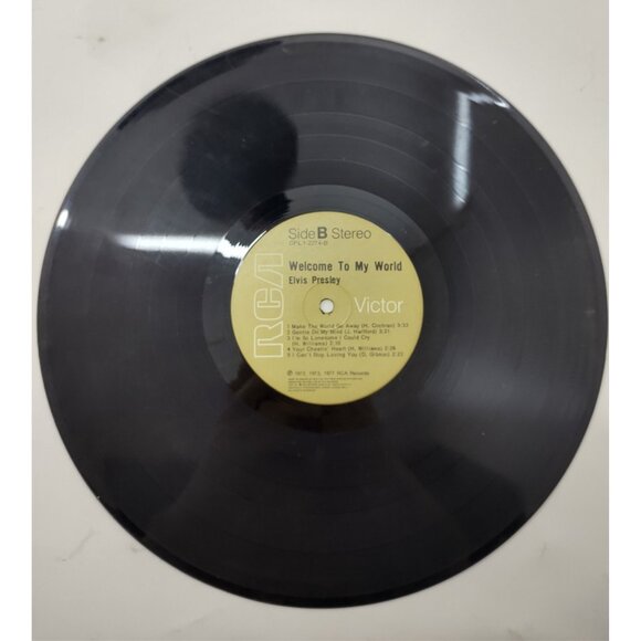 Elvis Presley – Welcome To My World Vinyl LP (1977) RCA APL1-2274 - Picture 8 of 9